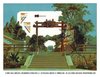 Japanischer Garten bei Mondschein - Hintergrund, Durchsicht und Kulissen (Nr. 90, 91, 92)