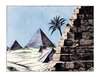 Les Pyramides d'Egypte - Fond (Nr. 1656).