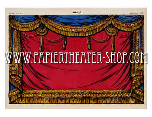 Pellerin Imagerie D’Epinal-Grand Theatre Nouveau No 1626 Stage Curtain Inv1747 