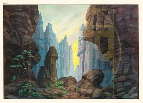 Gebirge - Hintergrund (Nr. 1027).